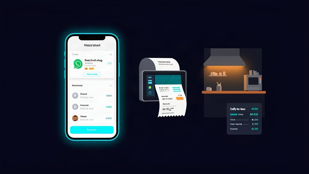 Restaurant WhatsApp Orders — Confirm, Kitchen Ticket, Daily Report